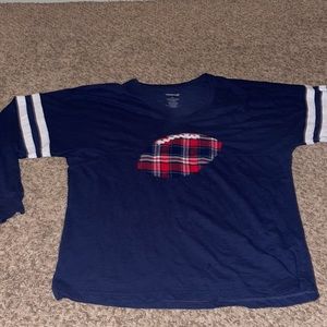Long sleeve football shirt